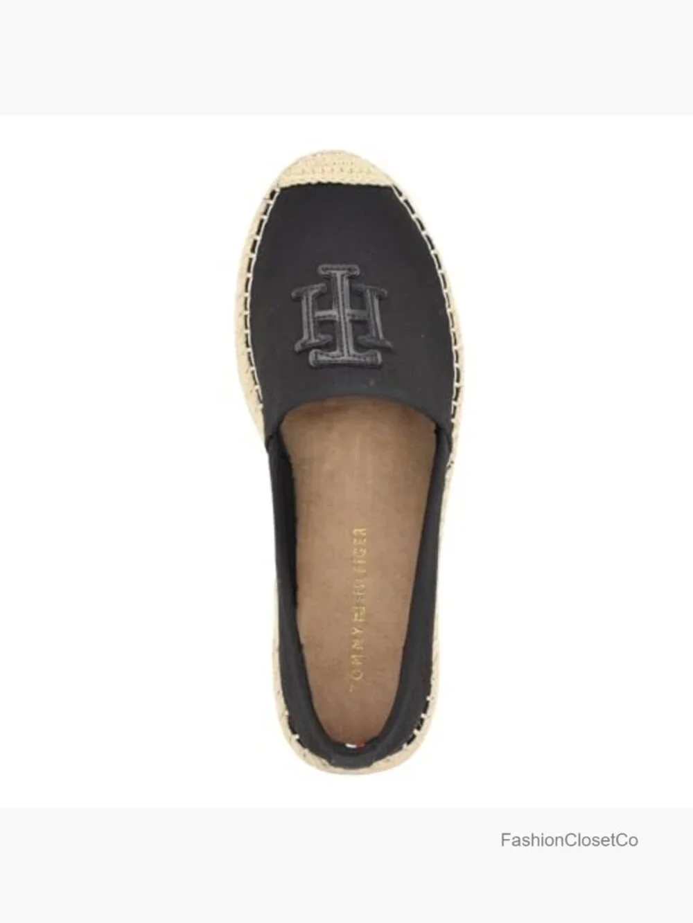 Women's Canvas Espadrille Flat Slip-On Shoes with Cushioned Insole